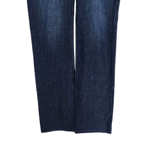 Women's - Betabrand Straight Leg 4-Pocket Yoga Denim Jeans, Size Medium Long - Picture 4 of 9